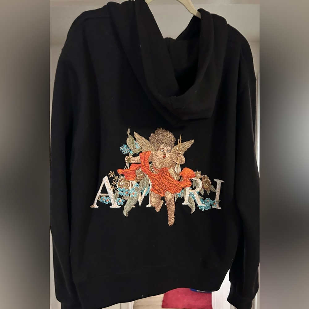 Amiri Embroidered Cherub Hoodie